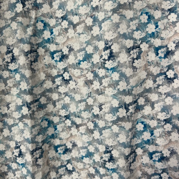 Robert Barakett Floral Short Sleeve Quiet Confidence Button Up Shirt - Picture 4 of 5